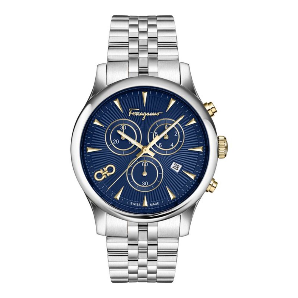 Ferragamo Duo Chrono Bracelet Watch Mens